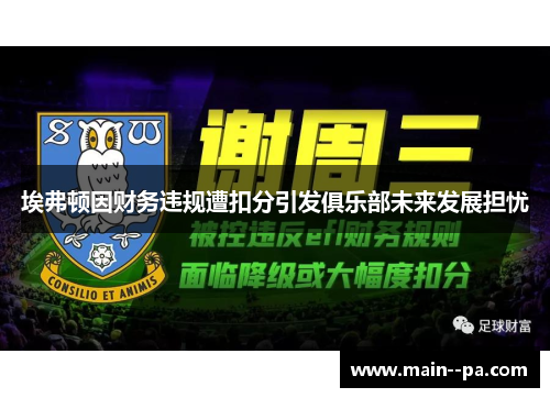 埃弗顿因财务违规遭扣分引发俱乐部未来发展担忧 埃弗顿因财务违规遭扣分引发俱乐部未来发展担忧